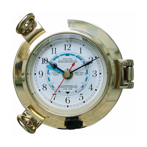 Tidenuhr bullauge nautik - tidenuhr, im