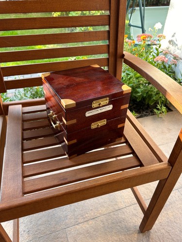 Marine ship chronometer box - marine,